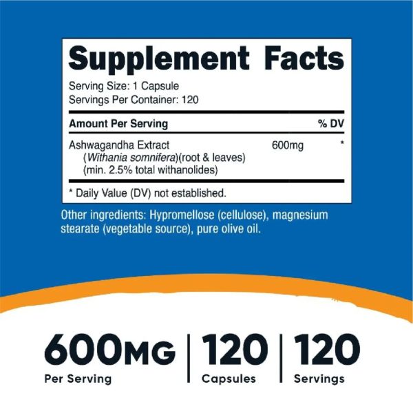 ASHWAGANDHA NUTRICOST - Imagen 2