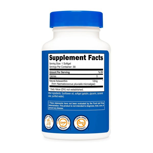 ASTAXANTHIN NUTRICOST - Imagen 3