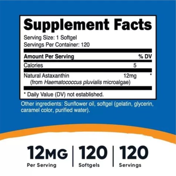 ASTAXANTHIN NUTRICOST - Imagen 2