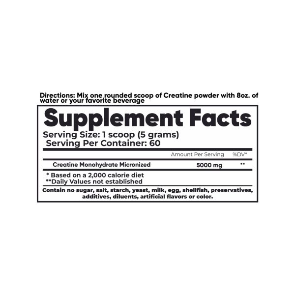 CREATINA MONOHIDRATADA FOX NUTRITION - Imagen 3