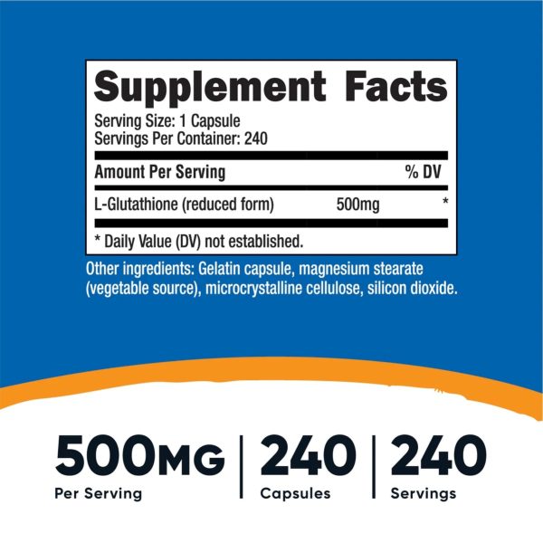 GLUTATHIONE NUTRICOST - Imagen 2