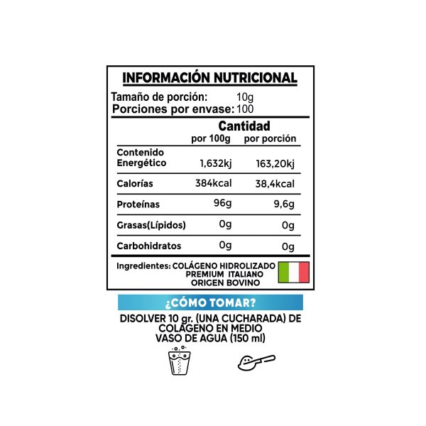 PÉPTIDOS DE COLÁGENO HIDROLIZADO TIPO 1, 2 Y 3 | 900g - Imagen 2