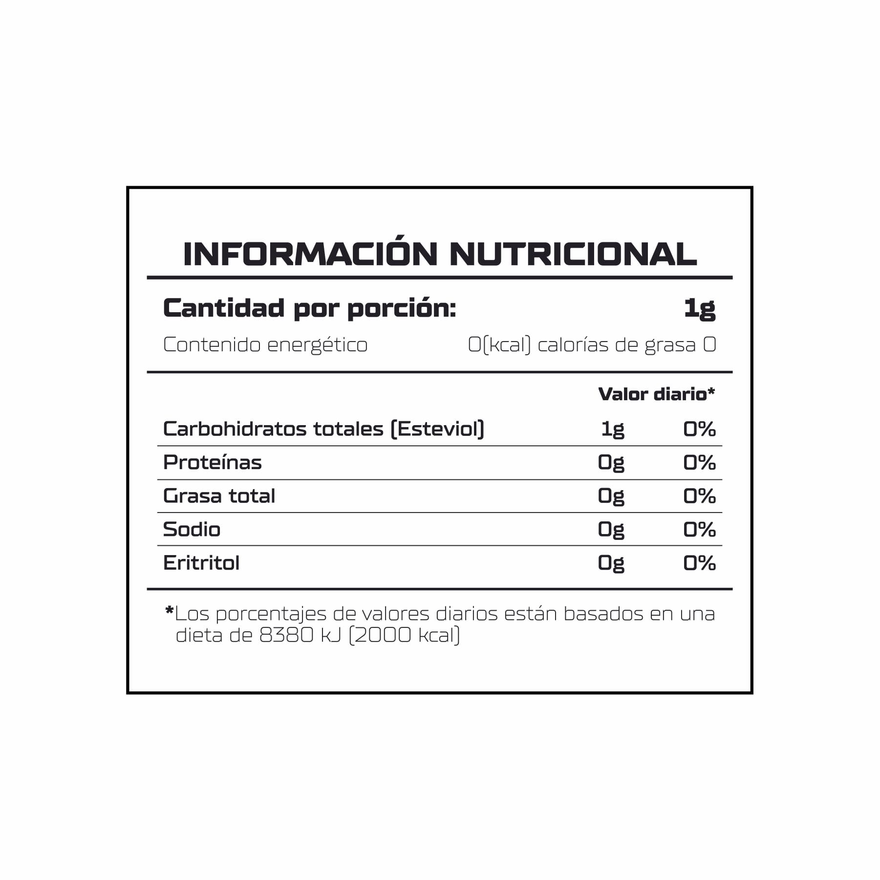 ULTRA ESTEVIA 100g - Imagen 2